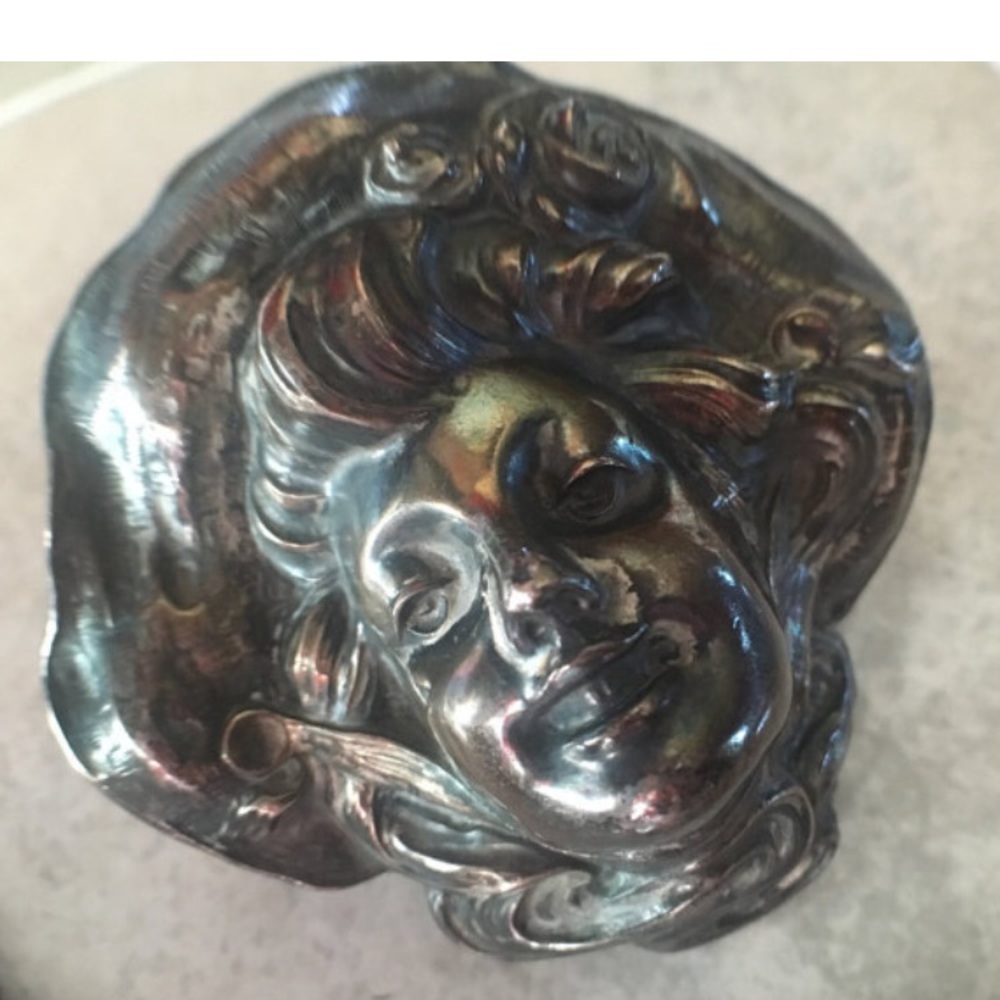 Unger Brothers Art Nouveau "Flora Dora" Brooch.